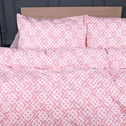 Комплект постільної білизни Ranforce Elite MIRSON Abstract Pink 175х210см (2200013166948) - мініатюра 2