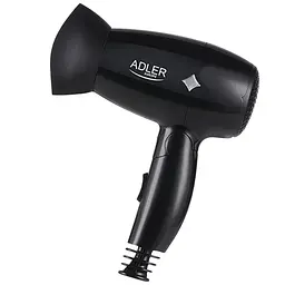 Фен Adler AD 2251, 1400 Вт концентратор 2 скорости компактный складная ручка 1 шт. синий (33705-IS)