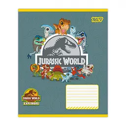 Зошит Yes Jurassic World Dino А5 12 аркушів лінія (768712), в асортименті - мініатюра 5