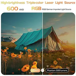 Портативний проектор Full HD TouYinger G5 з акумулятором 15000 mAh XPRO (G5 (battery)_22399) - мініатюра 13