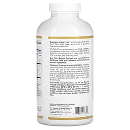 Жирні кислоти California Gold Nutrition Omega 3 Premium Fish Oil, 240 рибних капсул - мініатюра 3