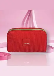 Косметичка червона з логотипом Avon