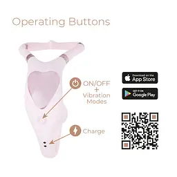 Смарт-вібратор для пар Adrien Lastic Venus + APP, подвійний, можна носити під одягом, 10 режимів - мініатюра 7