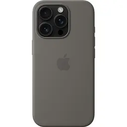 Чохол Silicone Case with MagSafe для Apple iPhone 16 Pro Stone Gray AAA [119567] - мініатюра 4