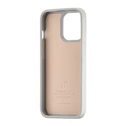 Чохол Jinduka Leather Case with MagSafe iPhone 13 Pro Beige - мініатюра 3