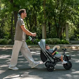Триколісний велосипед Kinderkraft Aveo 2 Plus Grey (KRAVEO02GRY0000)  - мініатюра 13