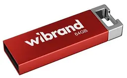 Флеш накопичувач USB 64Gb Wibrand Chameleon, Red, USB 2.0 (WI2.0/CH64U6R)