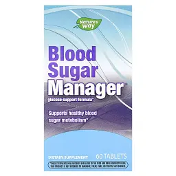 Контроль цукру в крові Nature's Way Blood Sugar Manager 60 таблеток - мініатюра 2