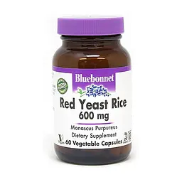 Натуральна добавка Red Yeast Rice 600 mg, 60 вегакапсул Bluebonnet Nutrition fit0015709
