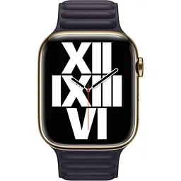 Ремінець Apple Leather Link для Apple Watch 38/40/41mm Ink M/L (MP843) [83458] - мініатюра 3