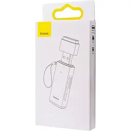 Кардрідер Baseus Lite Series USB-A to SD/TF Grey (WKQX060013) [168990] - мініатюра 7