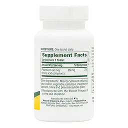 Вітаміни та мінерали Natures Plus Potassium 99 mg, 90 таблеток - мініатюра 2