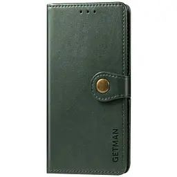 Шкіряний чохол-книжка GETMAN Gallant (PU) для Xiaomi Redmi 9A Зелений