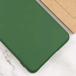 Чохол Silicone Cover Lakshmi Full Camera (AA) для Motorola Moto G55 5G Зелений / Dark green - мініатюра 3
