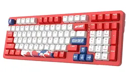 Клавіатура DAREU A98 Pro Red White (KB-A98P-RD) - мініатюра 3