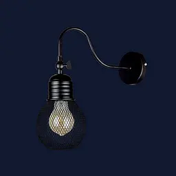 Світильники бра в стилі лофт Levistella 907W004F3-1 BK