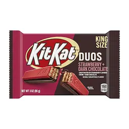 Шоколадний батончик Kit Kat Duos Chocolate Strawberry Creme Wafer King Size 85 г