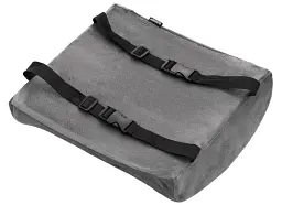 Подушка ортопедична для спини Ardesto Sleepwell Back 34х32х12 см піна меморі сіра (ART3432BAP) - мініатюра 4
