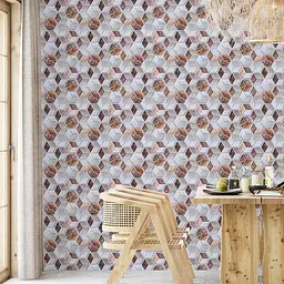 Декоративна плитка ПВХ на самоклейці Sticker Wall SW-00001135 3D куби 300х300х5мм, ціна за 1 шт. - мініатюра 5
