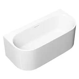 Ванна акрилова Radaway Vanesa 170х75 пристінна з ніжками + сифон + Slim-перелив (WA1-71-170x075)