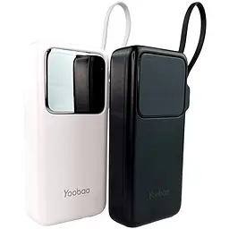 Повербанк зі швидкою зарядкою Yoobao 20000 мАг 22,5W Q22 PD+QC Чорний - мініатюра 6