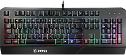 Клавіатура мембранна Vigor GK20 UA 104key, USB-A, EN/UKR/RU, ColorLED, чорний MSI teh0013864