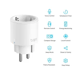Розумна розетка TP-Link Tapo P115 (1-pack) (Tapo P115(1-pack)) - мініатюра 2