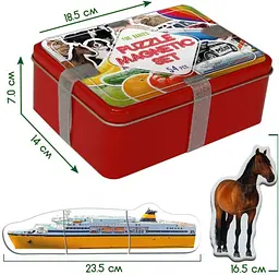 Набір магнітних пазлів Magdum "Baby puzzle" ML4031-62 EN - мініатюра 4