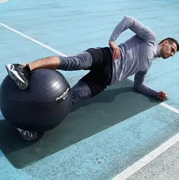 М'яч для фітнесу (фітбол) Power System PS-4012 Ø65 cm PRO Gymball Black (4012BK-0) - мініатюра 7