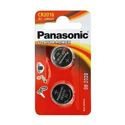 Батарейка Panasonic CR 2016 x 2 LITHIUM (CR-2016EL/2B)