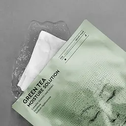 Тканинна маска-сироватка для обличчя Steblanc Green Tea Moisture Solution Зволожуюча з екстрактом зеленого чаю, 25 г - мініатюра 3