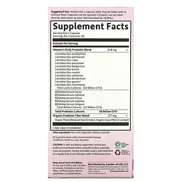 Пробіотики та пребіотики Probiotics Once Daily Women's 50 Billion 30 капсул Garden of Life vit0005080 - мініатюра 2