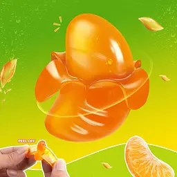 Желейні цукерки Amos Peelerz Peelable Gummy Orange 170г - мініатюра 3