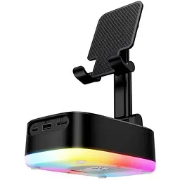 Bluetooth Колонка Borofone BR200 Marea + Power Bank 1500mAh + тримач Black - мініатюра 3
