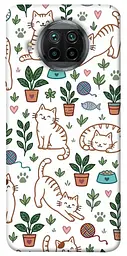 TPU чохол Demsky Cats pattern для Xiaomi Mi 10T Lite / Redmi Note 9 Pro 5G