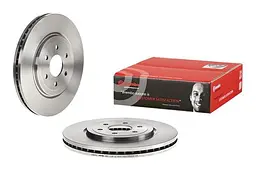 Диск гальмівний вентильований Nissan Navara NP300, Pathfinder III 04-25р Brembo (09.B496.10) - мініатюра 2