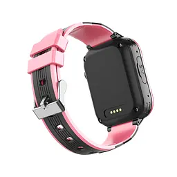 Смарт-годинник дитячі з відеодзвінком Wonlex KT32 Original WI-FI GPS SIM-карта Pink (18345) - мініатюра 6