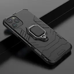 Чохол бампер Primolux Ring Armor для Apple iPhone 11 Pro Black - мініатюра 6