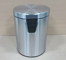 Відро для сміття кругле Zerix Solo-TC0105 Ss Color 5 л нержавійка ZX5897, Нержавіюча сталь - мініатюра 4