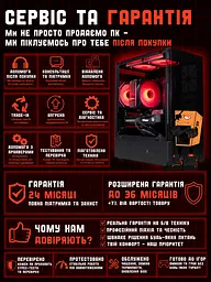 Ігровий ПК Oris (RTX 5070 12GB / Ryzen 5 7500F / 32GB DDR5 / SSD 512GB) - мініатюра 8