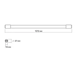 LED-лампа Titanum T8 18W 1.2M 6500K (26706-000) - мініатюра 3
