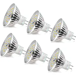 Wowatt 6 W GU5.3 Світлодіодна лампочка Нейтральний білий 4000K MR16 12V Галогенний еквівалент 40W Прожектор GU5.3 LED 480LM