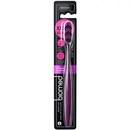 Зубна щітка Biomed MAX Medium (середня) фіолетова