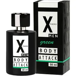 Парфуми чоловічі з феромонами Aurora X-Phero Body Attack Green 50 мл