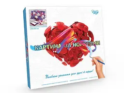 Набір для розпису за номерами 40x40 см KpN-02-01U,02U,03U,...10U "PAINTING BY NUMBERS" в коробці DANKO - мініатюра 3