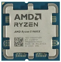 Процесор AMD Ryzen 5 9600X (100-000001405) (Socket AM5, 12T, 5.4 ГГц, Tray) Б/в