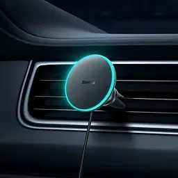 Автотримач з бездротовою зарядкою Baseus CW01 Magnetic Wireless 40 W (SUCX040001) - мініатюра 3