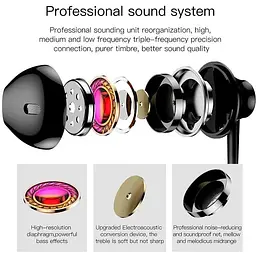 Навушники Baseus Encok H06 lateral in-ear Wired Earphone з чорним мікрофоном (NGH06-C01) - мініатюра 7