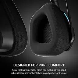 Навушники ігрові бездротові Corsair VOID WIRELESS v2 (CA-9011379) чорні - мініатюра 7