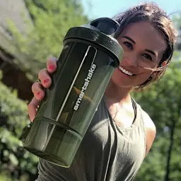Шейкер спортивний Smart Shake O2GO ONE Army Green 800 мл - мініатюра 6